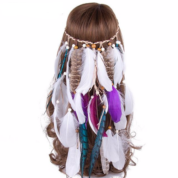 Dapper Bohemian Feather Headband