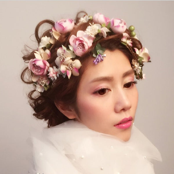 Handmade Fabric Flower Headband