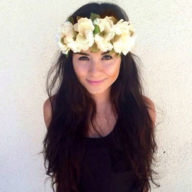 Big Flower Crown Headband