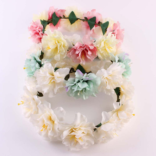 Big Flower Crown Headband
