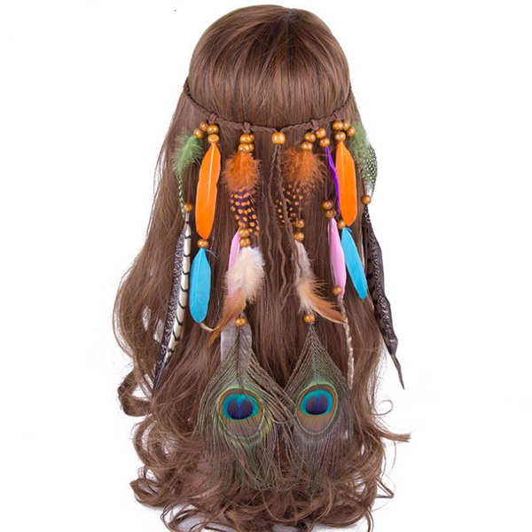 Dapper Bohemian Feather Headband