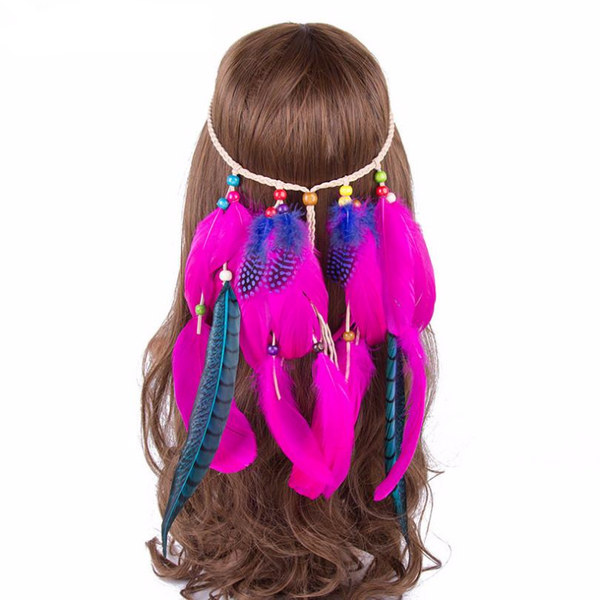 Dapper Bohemian Feather Headband