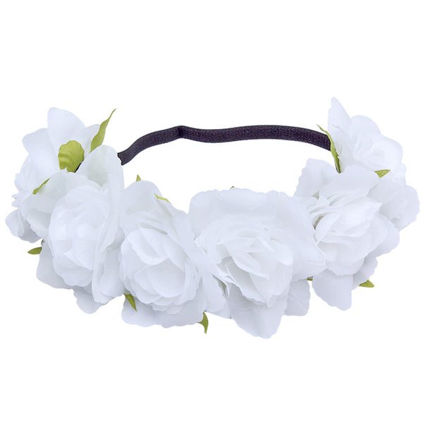 Handmade Rose Flower Headband