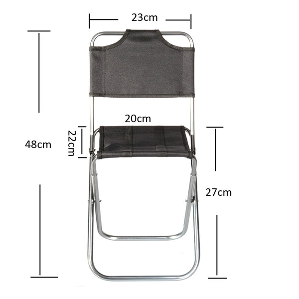 Black Aluminum Grill Chair