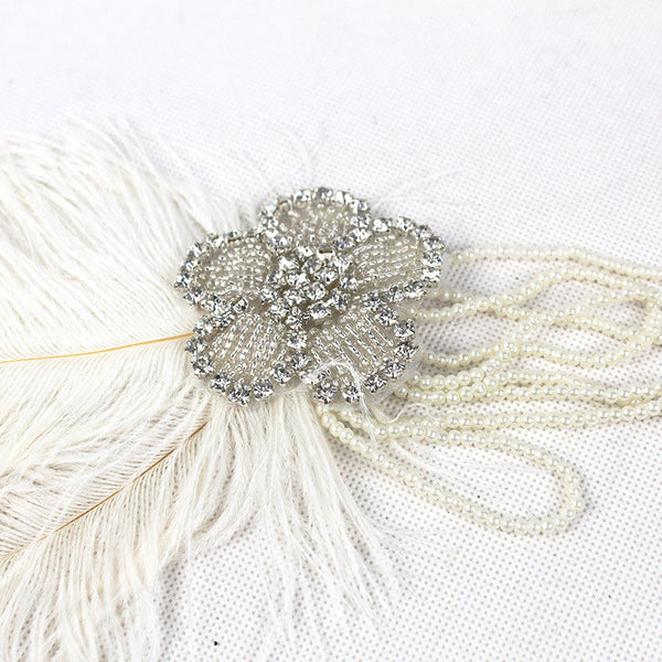 Stylish Beaded Sequin Hair Band