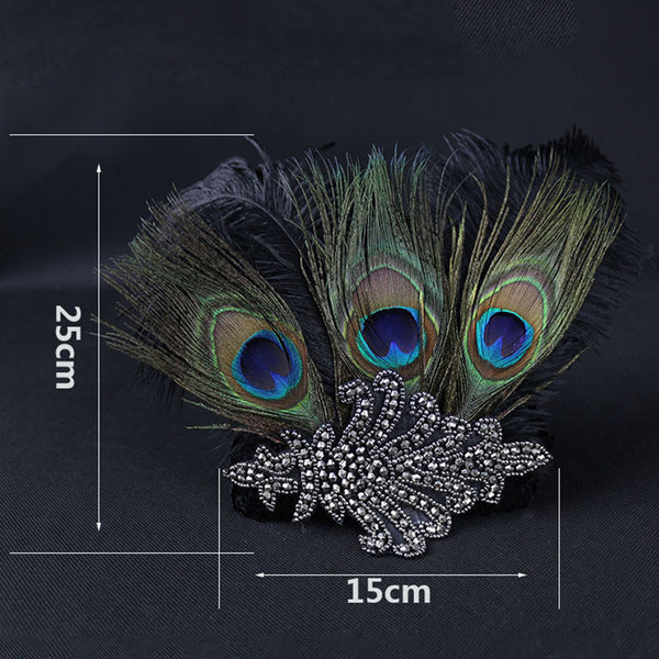 Stylish Beaded Sequin Hair Band