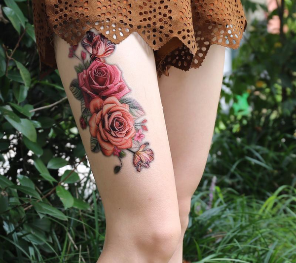 Phony Flower Tattoo