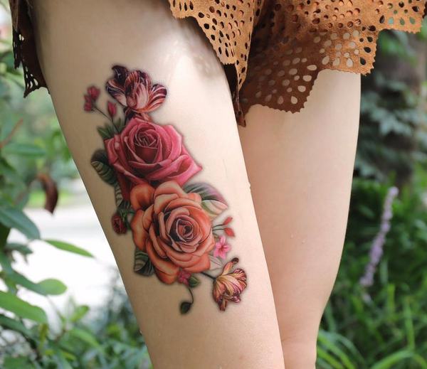 Phony Flower Tattoo