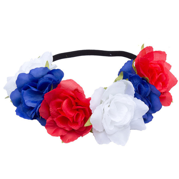 Handmade Rose Flower Headband