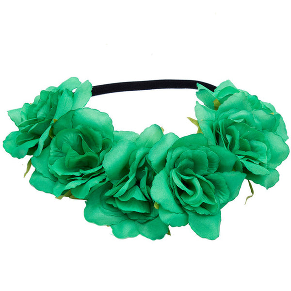 Handmade Rose Flower Headband