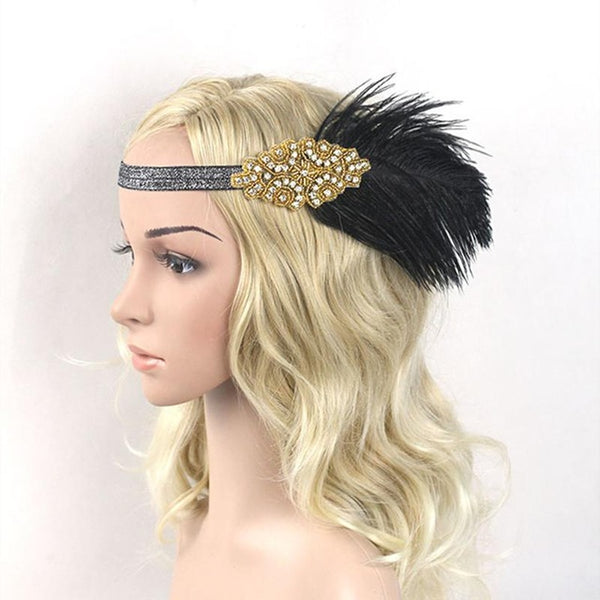 Stylish Beaded Sequin Hair Band