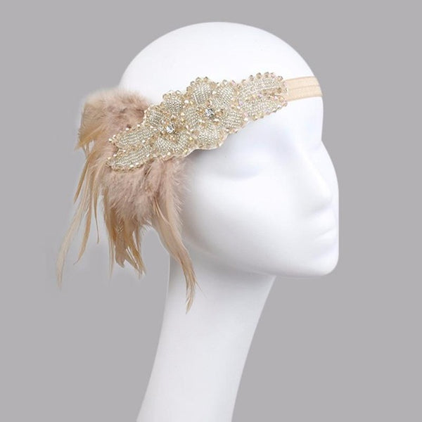 Stylish Beaded Sequin Hair Band