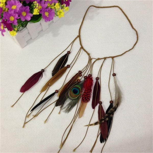 Dapper Bohemian Feather Headband