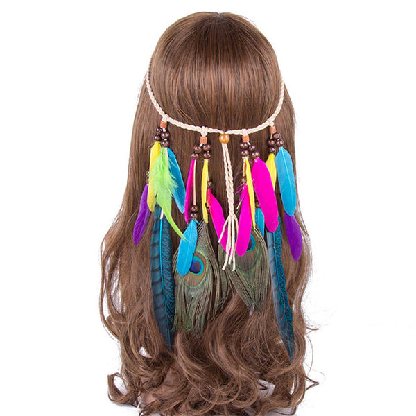Dapper Bohemian Feather Headband