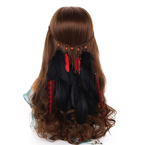 Dapper Bohemian Feather Headband