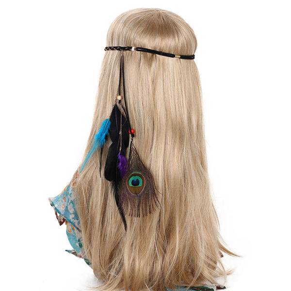 Dapper Bohemian Feather Headband