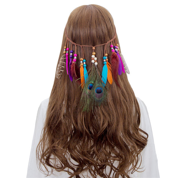 Dapper Bohemian Feather Headband
