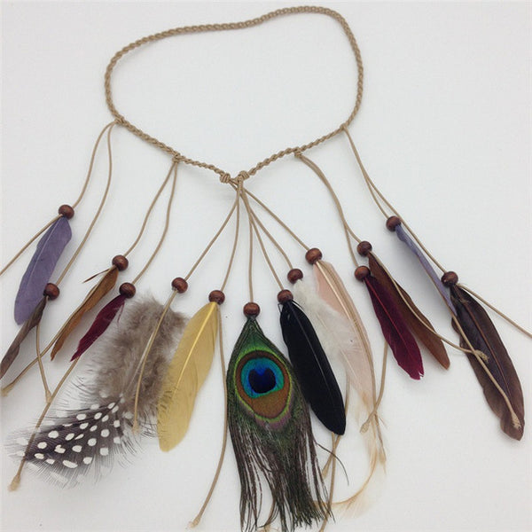 Dapper Bohemian Feather Headband